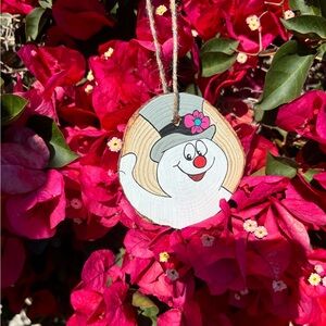 Frosty the snowman Handpainted Ornament